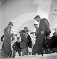 Holzfäller; Männer machen Pause; 1945