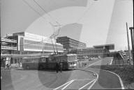 Bushaltestelle am Flughafen Genf-Cointrin 1968