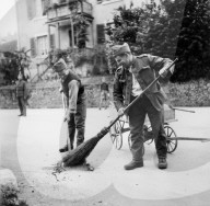 WK 2: Landhilfe; Soldaten während der Grenzbesetzung 1939