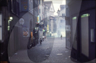 Jugend-Demonstrationen in Zürich 1980: Gas-Schwaden