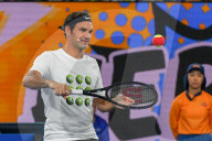 PEOPLE - Roger Federer beim Australian Open Kids Day in Melbourne