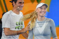 PEOPLE - Roger Federer beim Australian Open Kids Day in Melbourne
