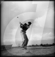 Jaime, Herzog von Segovia, beim Golfspielen um 1947