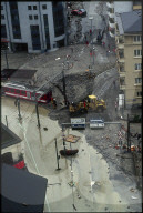 Hochwasserkatastrophe in Brig 1993: Zerstörung im Bahnhof-Areal