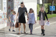 PEOPLE - Jenifer Garner besucht mit den Kids den Gottesdienst