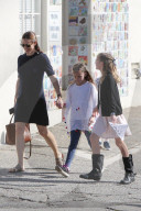 PEOPLE - Jenifer Garner besucht mit den Kids den Gottesdienst