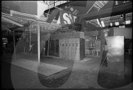 Bombenanschlag im Zürcher Hauptbahnhof; zerstörte Schliessfächer  1971