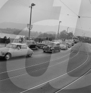 Pfingstverkehr in Zürich, 1961