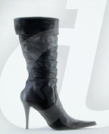 Lederstiefel mit High Heels, Stiletto; Vögele