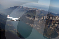 DC-3 über den Glarner Alpen