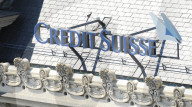 Leuchtreklame der Credit Suisse in Zürich 2006