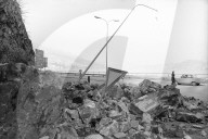 Felssturz beim Loppertunnel 1973