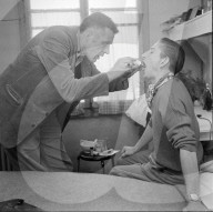 Medizinische Untersuchung auf Limmernboden 1959