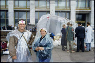 Mitarbeiter des Roten Kreuzes in Moskau, 1991