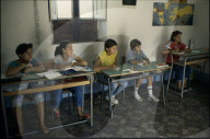 Kinder in der Schule, Stromboli 1985