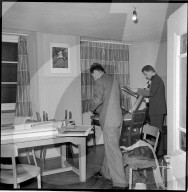 Zürcher Studenten richten Haus ein für Kollegen aus Ungarn 1956
