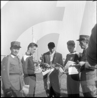 Olympische Spiele Rom 1960: Die  Modernen Fünfkämpfer Minder, Novikov und Weber