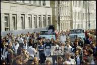 Demonstration am Augustputsch in Moskau, 1991