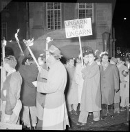 Fackelzug der Studenten für Ungarn, Zürich 1956