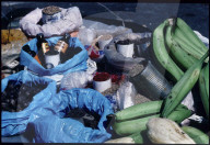 Gewürze, Lebensmittelmarkt auf Guadeloupe 1985