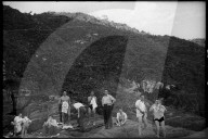 Fussball WM Brasilien 1950: die Schweizer in Badeort Joa