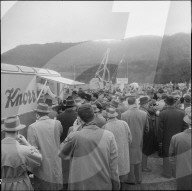 Ausstellungsbesucher, Lärmbekämpfung, Zürich 1960