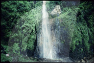 Wasserfall auf Guadeloupe 1985