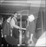Sirikit und Bhumibol von Thailand, Skiferien in Gstaad 1961