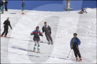 Prinz Charles beim Skifahren, 1989