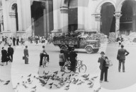 Weltkrieg II: Waffen-SS rückt in Mailand ein, September 1943