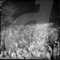 Fackelzug der Studenten für Ungarn, Bern/Zürich 1956