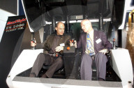 Piccard und Nicollier im Flugsimulator