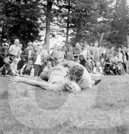 Schwinger am Volksfest im Emmental, 1948