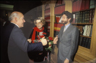 Lilian und Ambros Uchtenhagen nach den Bundesratswahlen 1983