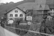 Aran-Villette im Lavaux mit Rebbergen, 1972