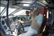 Navigator und Kapitän im Hochtechnologie-Boot "Atlantic Challenger" 1988