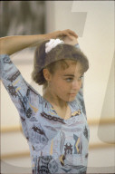 Martina Hingis, Tanzunterricht, Stretching, 1995