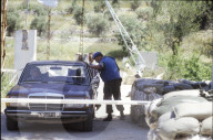 UNO-Blauhelm-Soldat am Kontrollpunkt, 1994