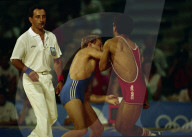 Olympische Spiele Barcelona 1992: Hugo Dietsche gegen Anthony Lee