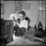 Brigitte Ueberwasser, Geigenbauerin, 1955