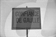Studentenunruhen in Paris 1968: Unterstützung für Präsident de Gaulle