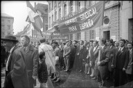 Spanier bei 1. Mai Kundgebung auf dem Bundesplatz in Bern 1967