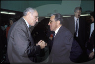 Flavio Cotti und Hanno Helbling 1992