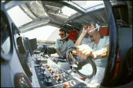 Navigator und Kapitän im Hochtechnologie-Boot "Atlantic Challenger" 1988