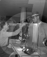 US-Olympia-Team, Ankunft in Flughafen Kloten 1960
