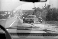 Polizei-Streife im Kanton Wallis, 1971