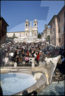 Die Piazza di Spagna in Rom 1998