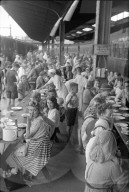 Deportierte Franzosen, Belgier, Holländer; Transit in Basel; 1945