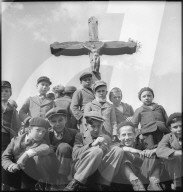 Brotsegnung in Chermignon, 1942