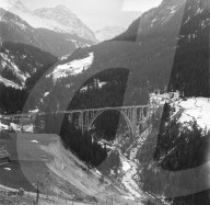 Langwieser Viadukt im Schanfigg; 1951